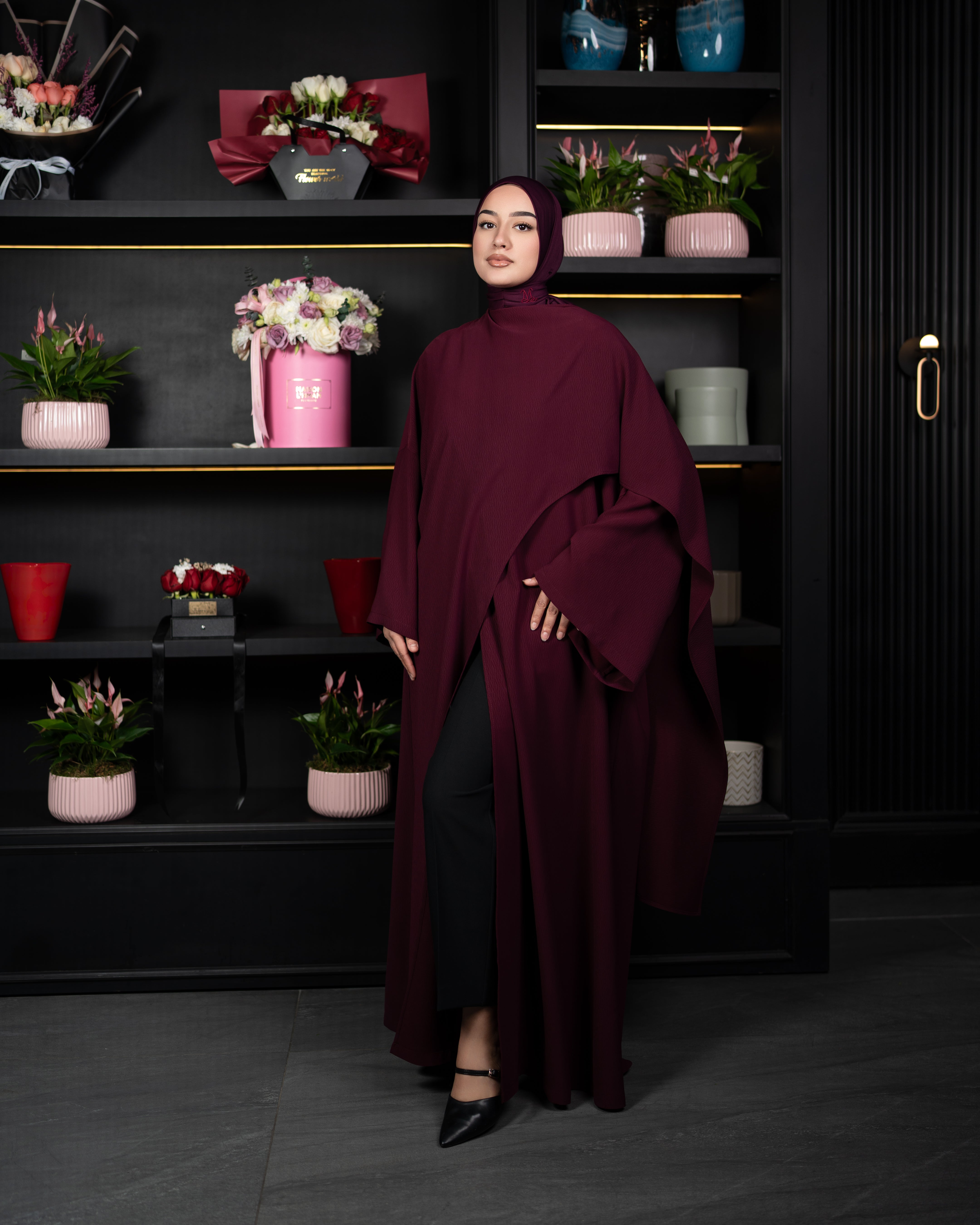 ABAYA ROSE BRG