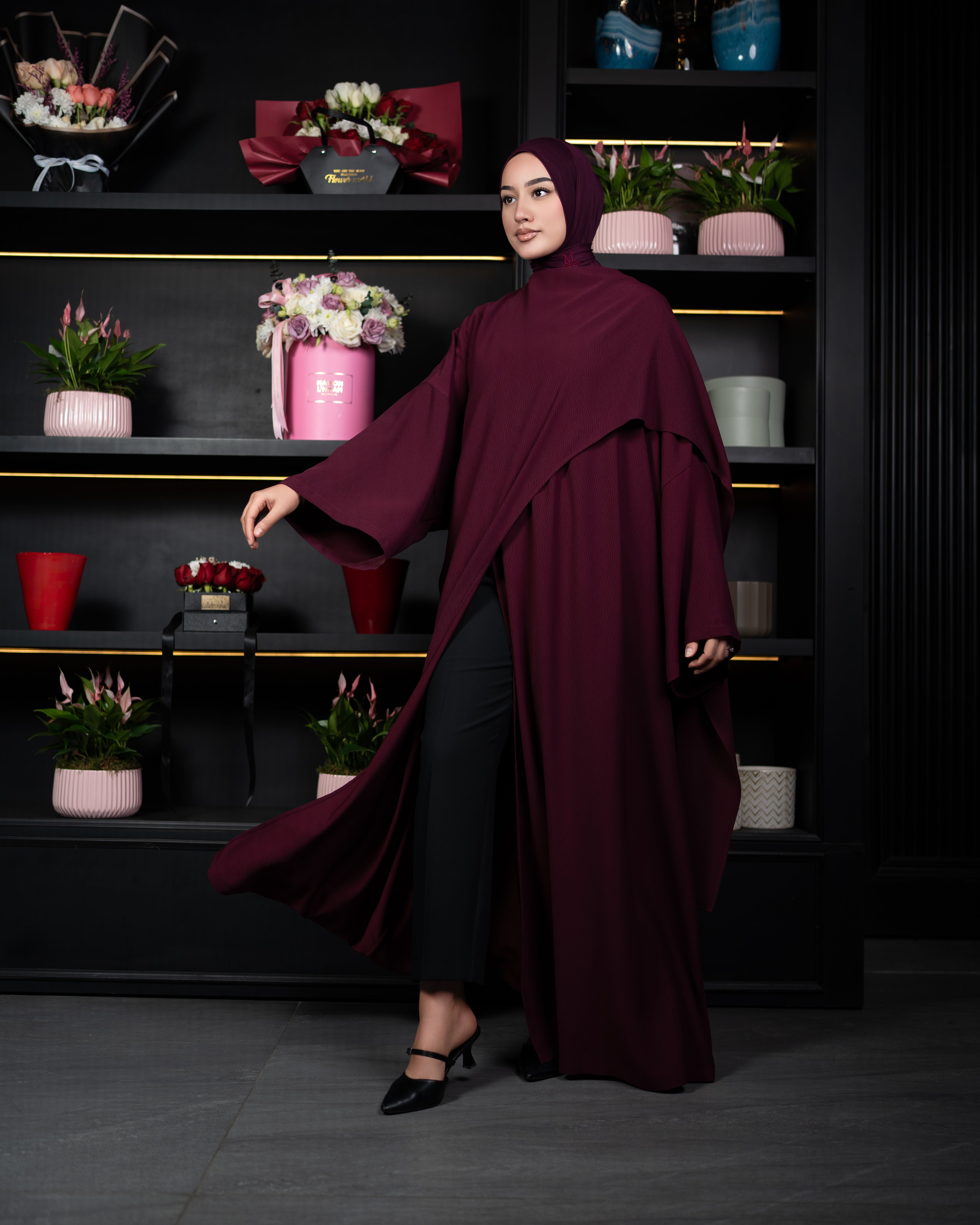 ABAYA ROSE BRG