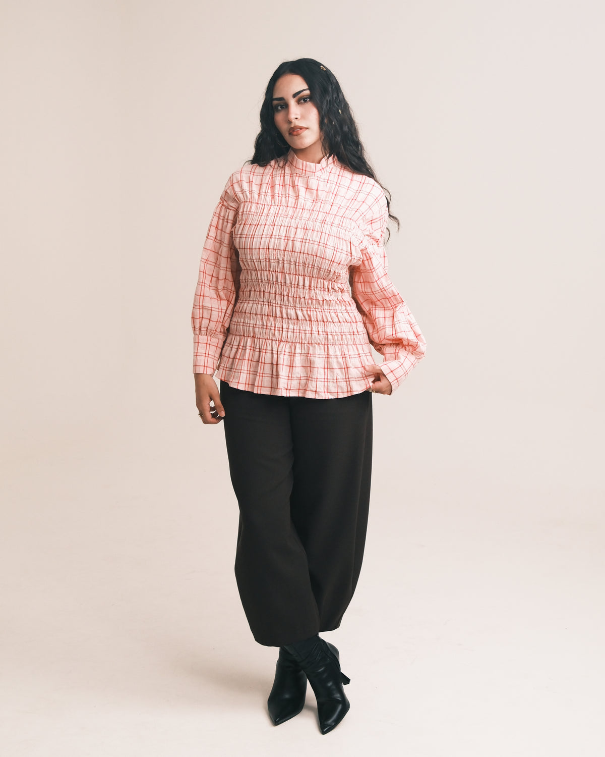 NAYLA SMOCKED TOP