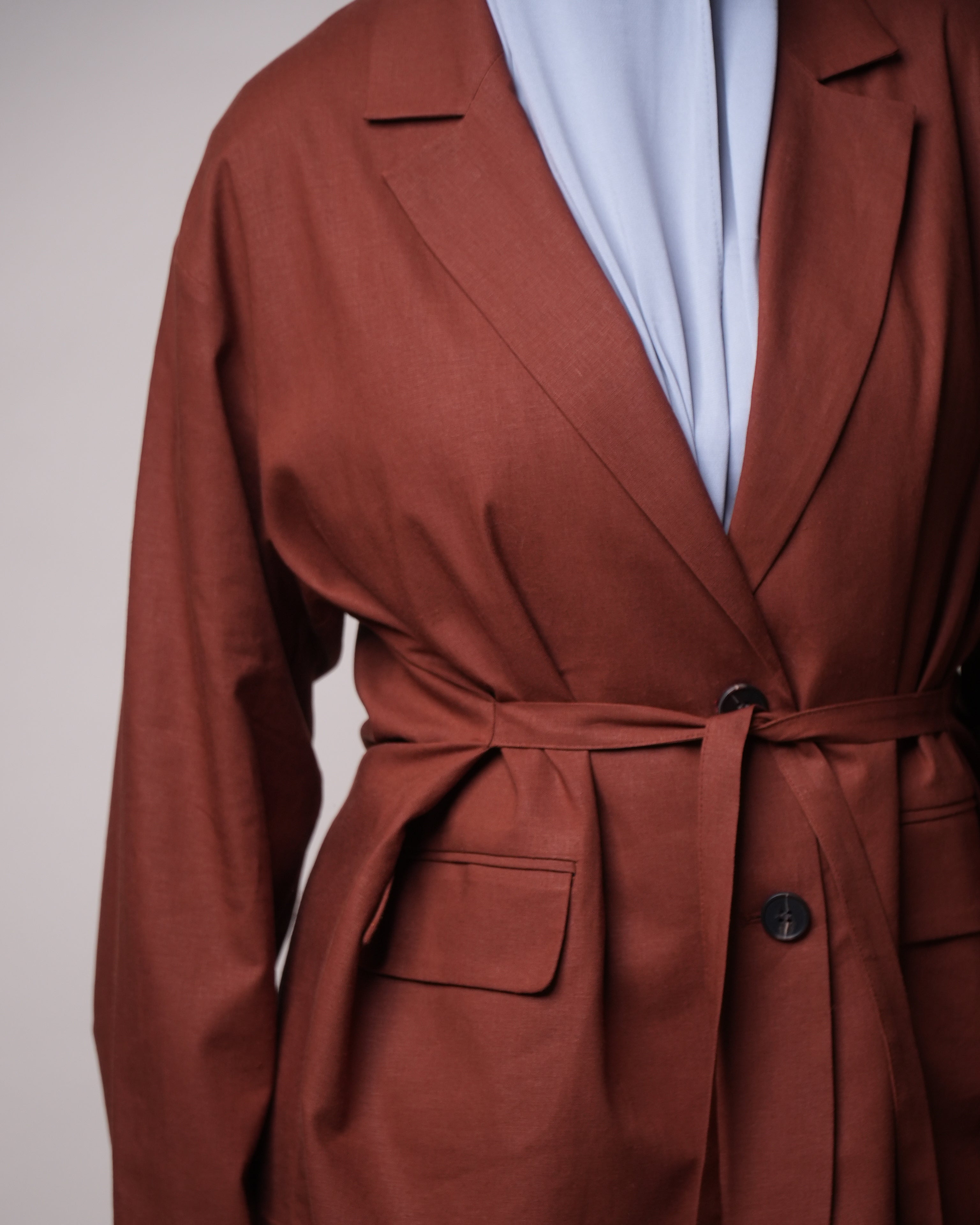 VESTE ROLLA MARRON