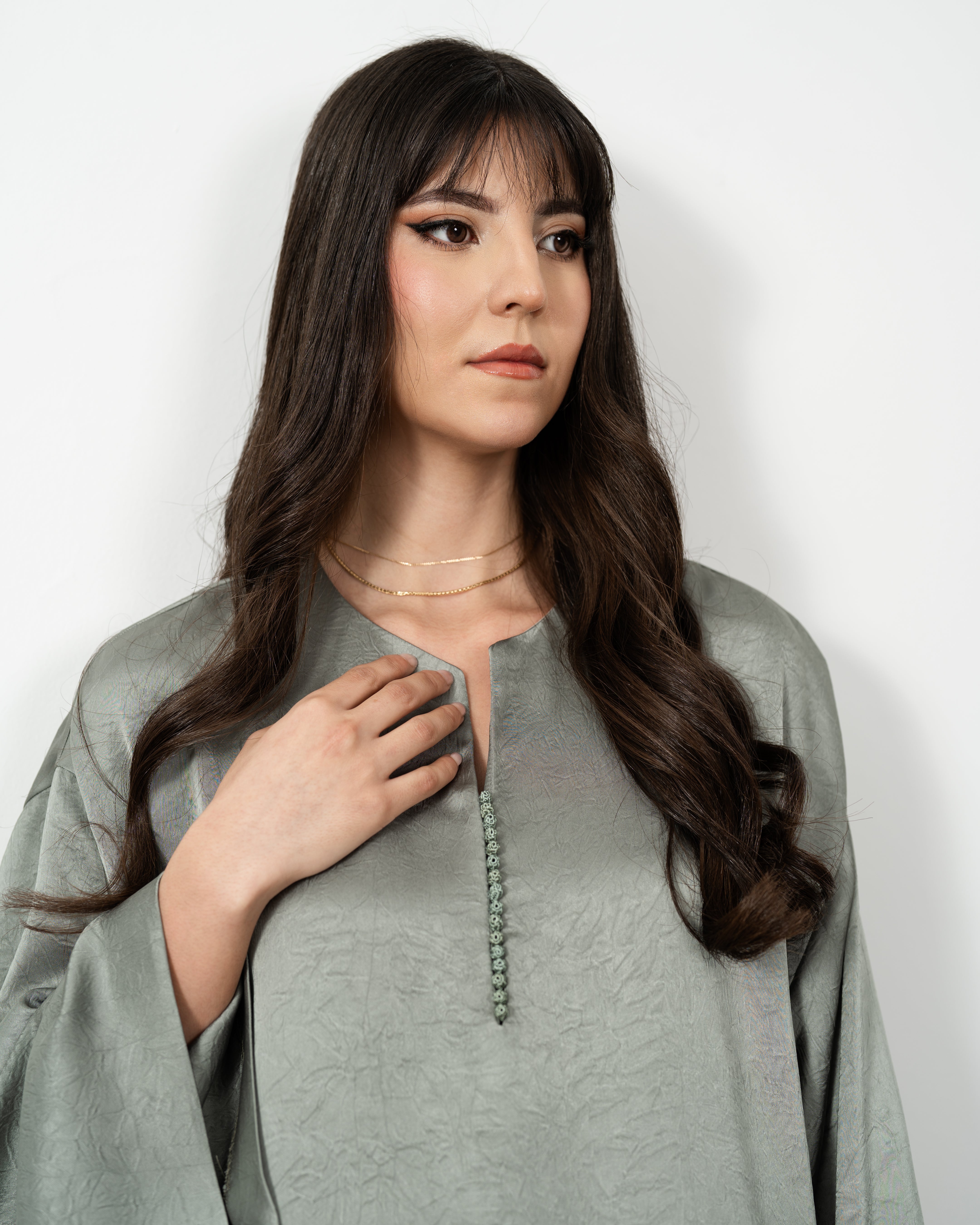 ROBE ASILAH VERT SAUGE