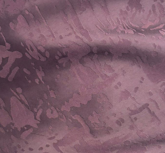 Ensemble Satin Jacquard mauve poussiéreux