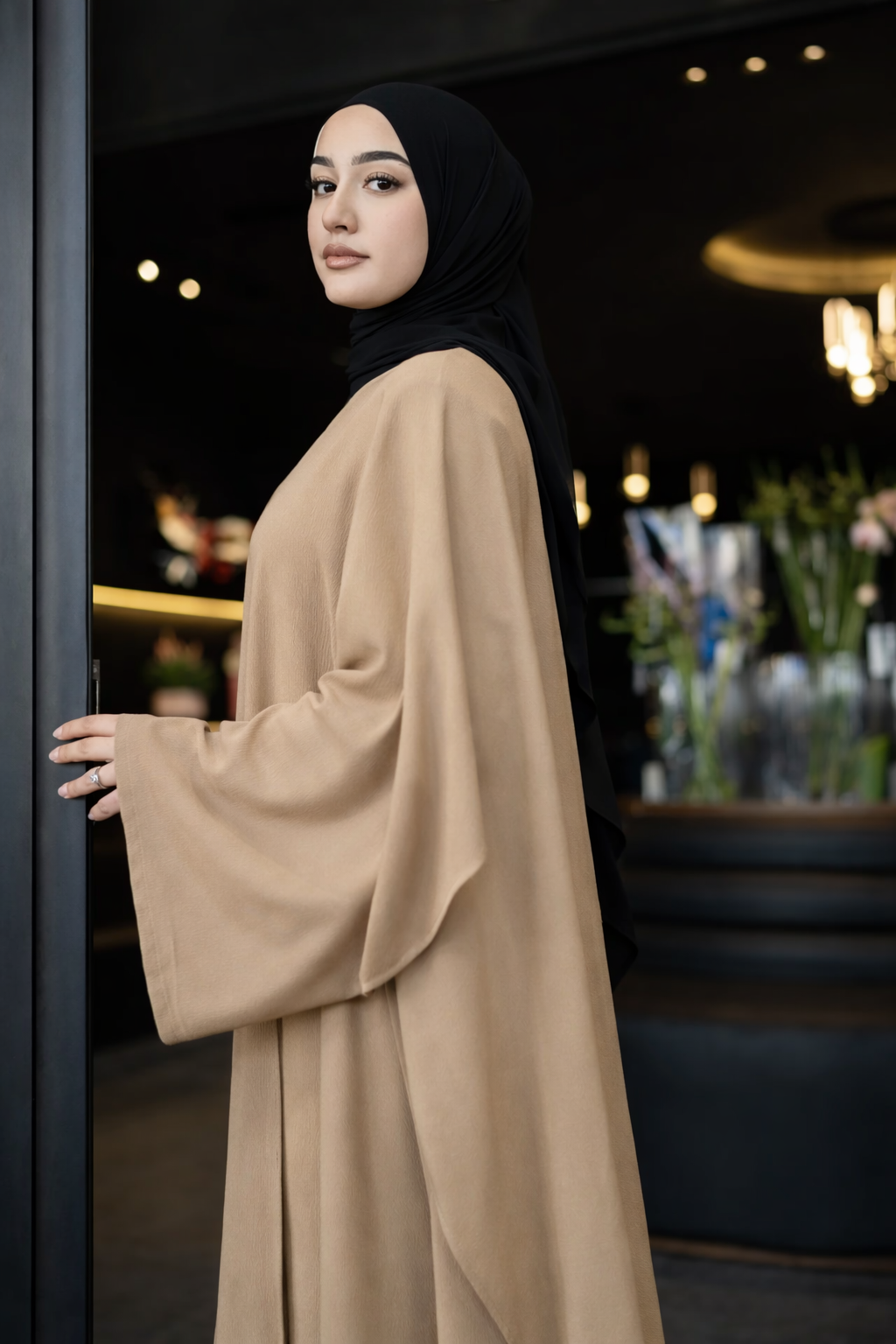 ABAYA ROSE BEIGE