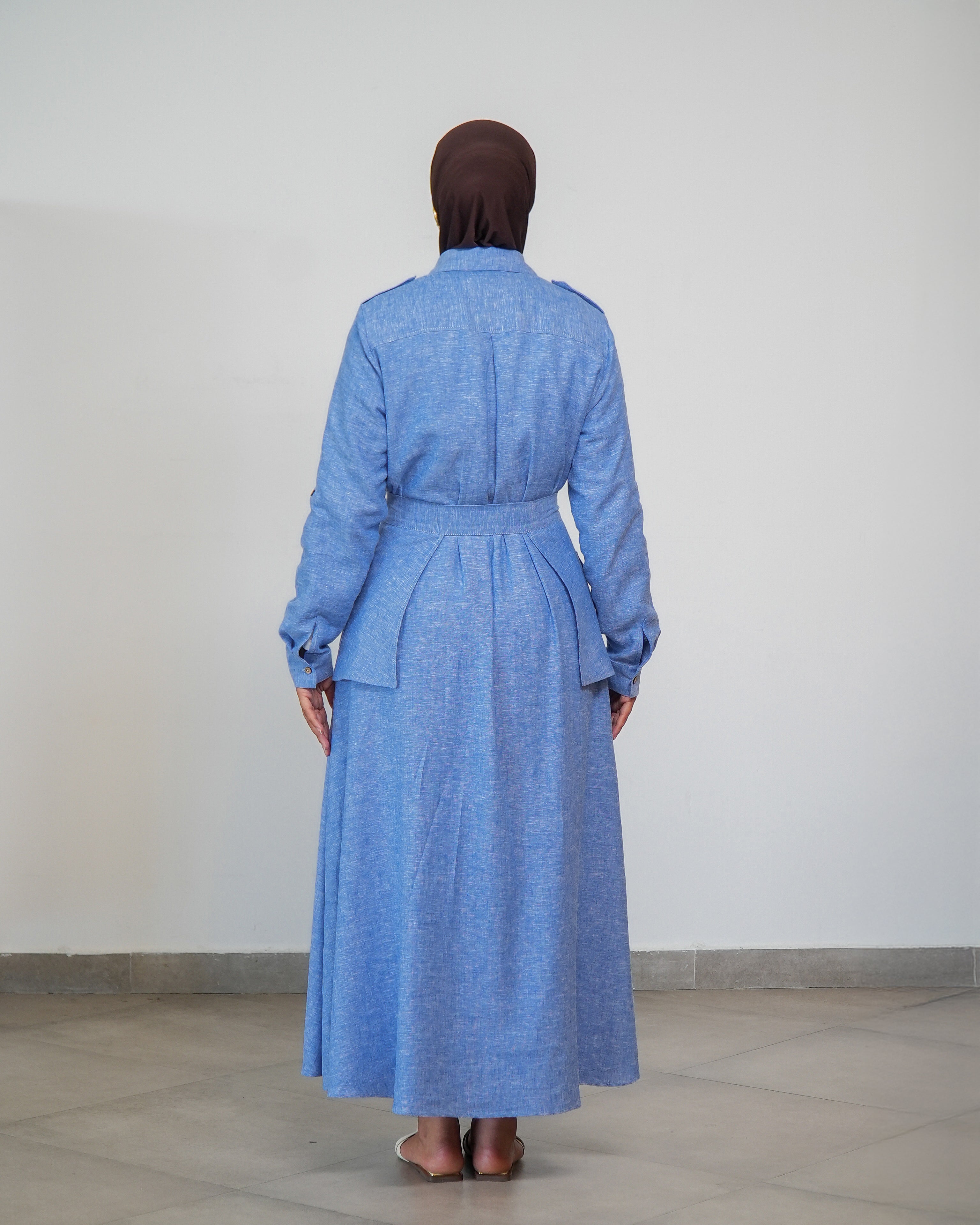 Robe chemisier chambray