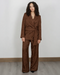 Ensemble Satin Jacquard Chocolat