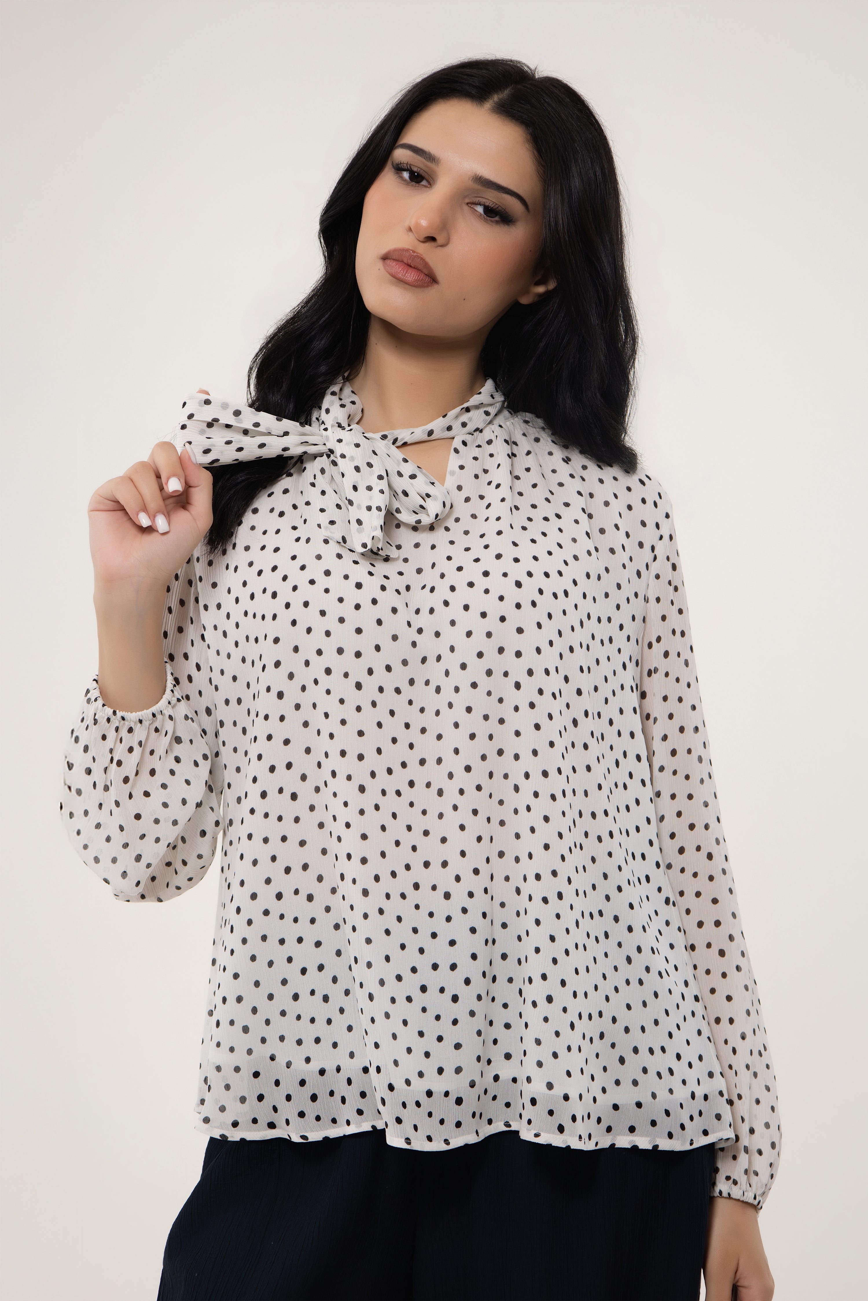 Top Ivory Polka