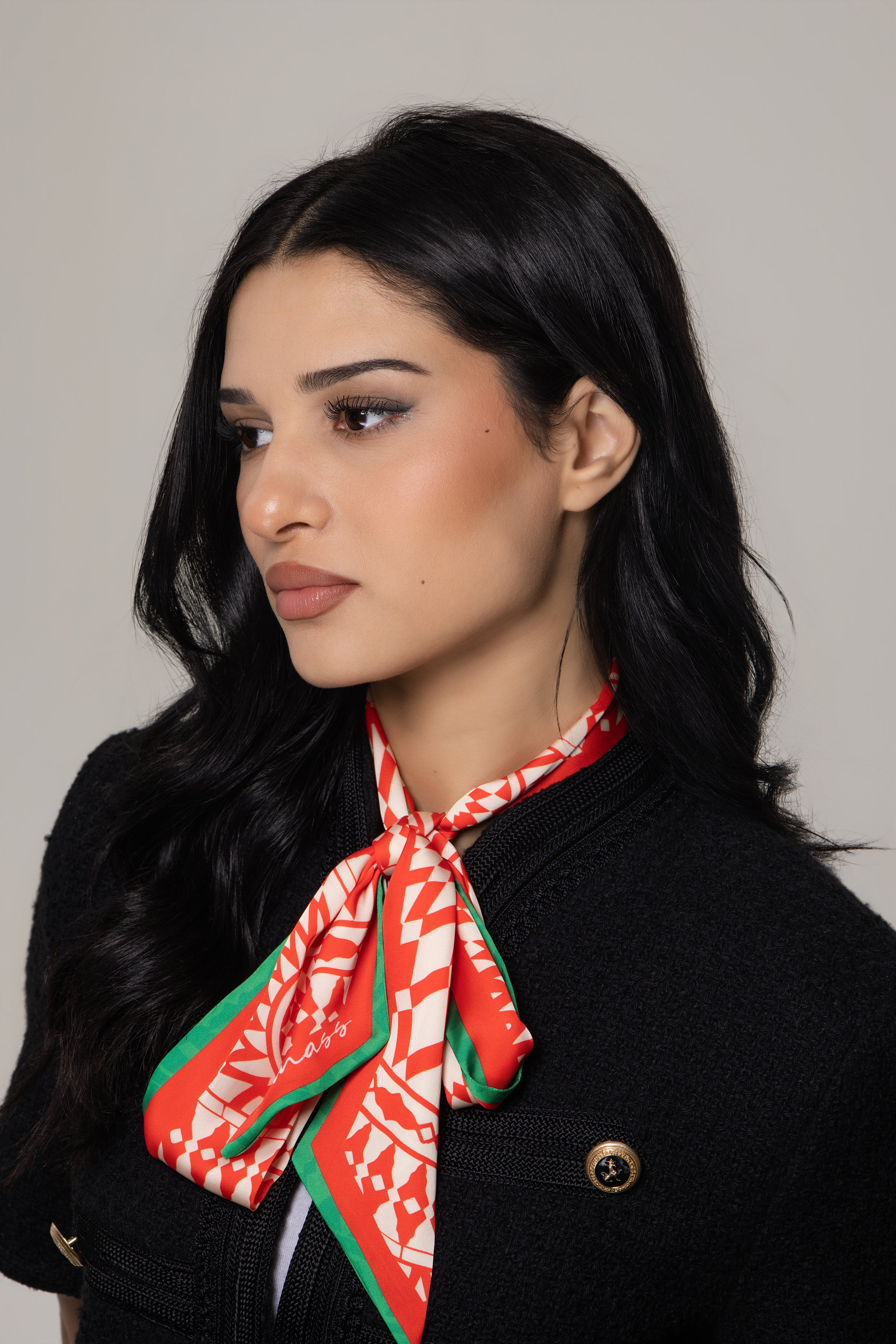 Scarf Cravate – Atlas Rouge
