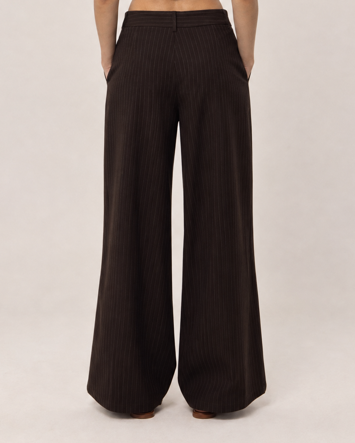Pantalon Alan – Marron Rayé