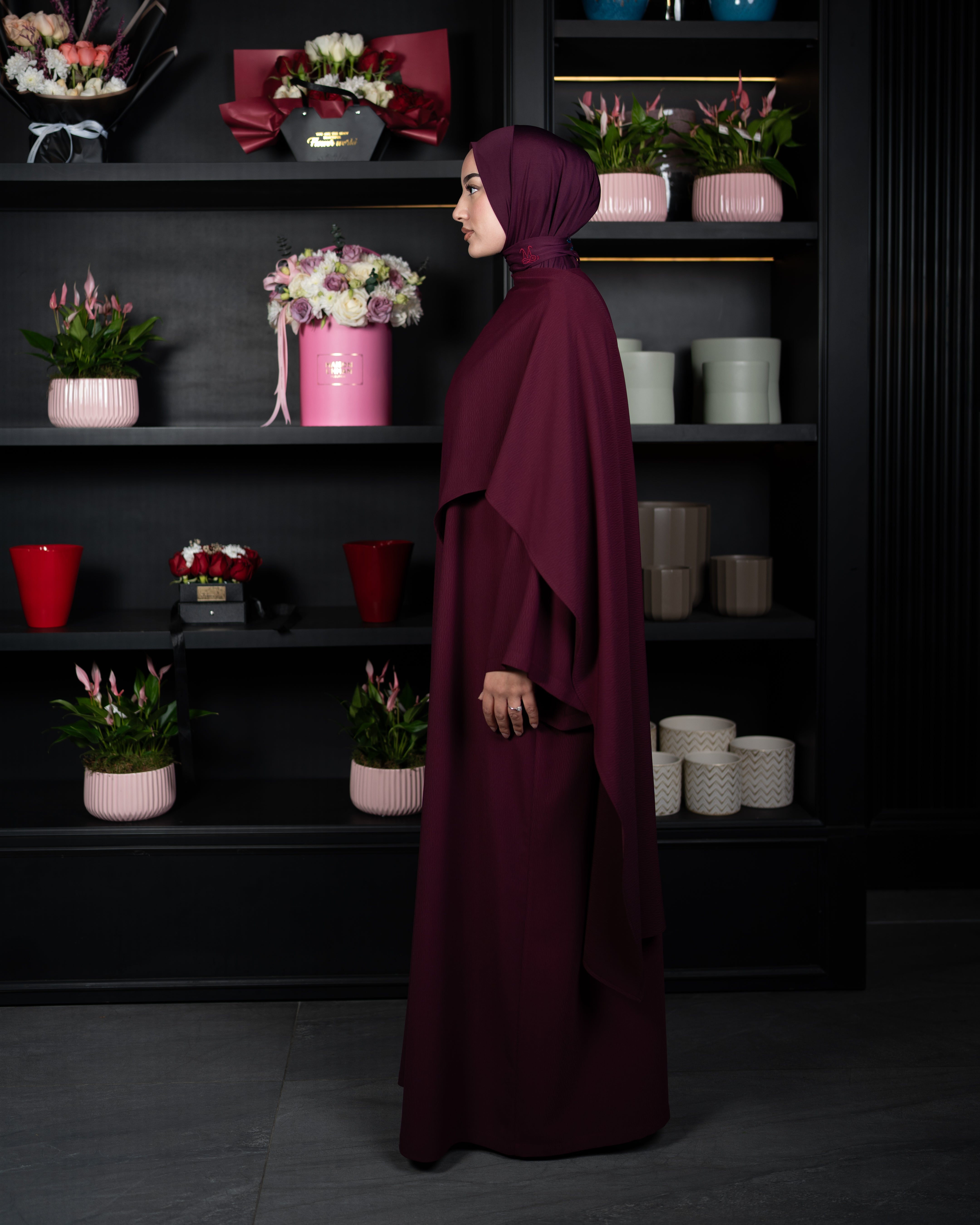 ABAYA ROSE BRG