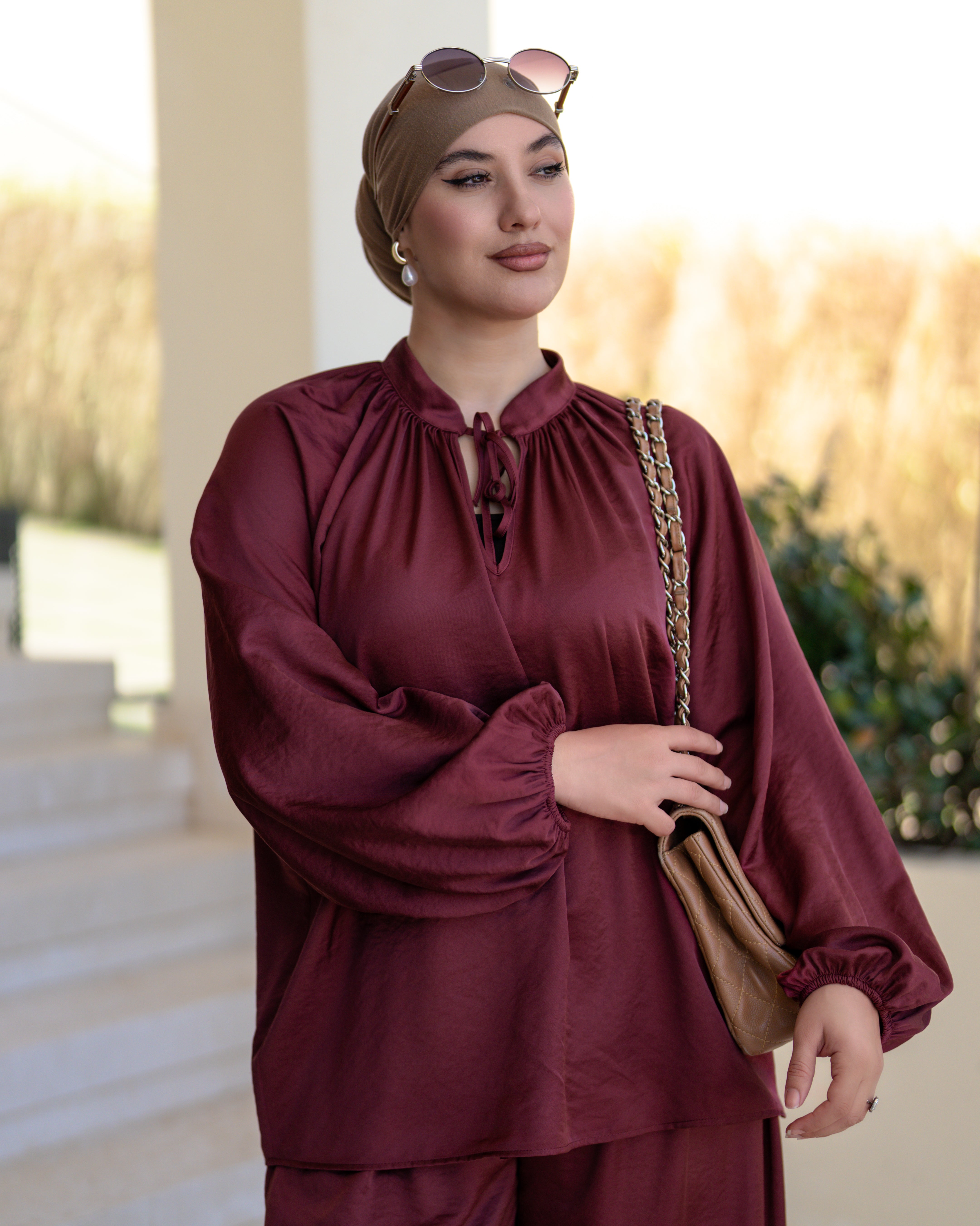 Burgundy Flow Set