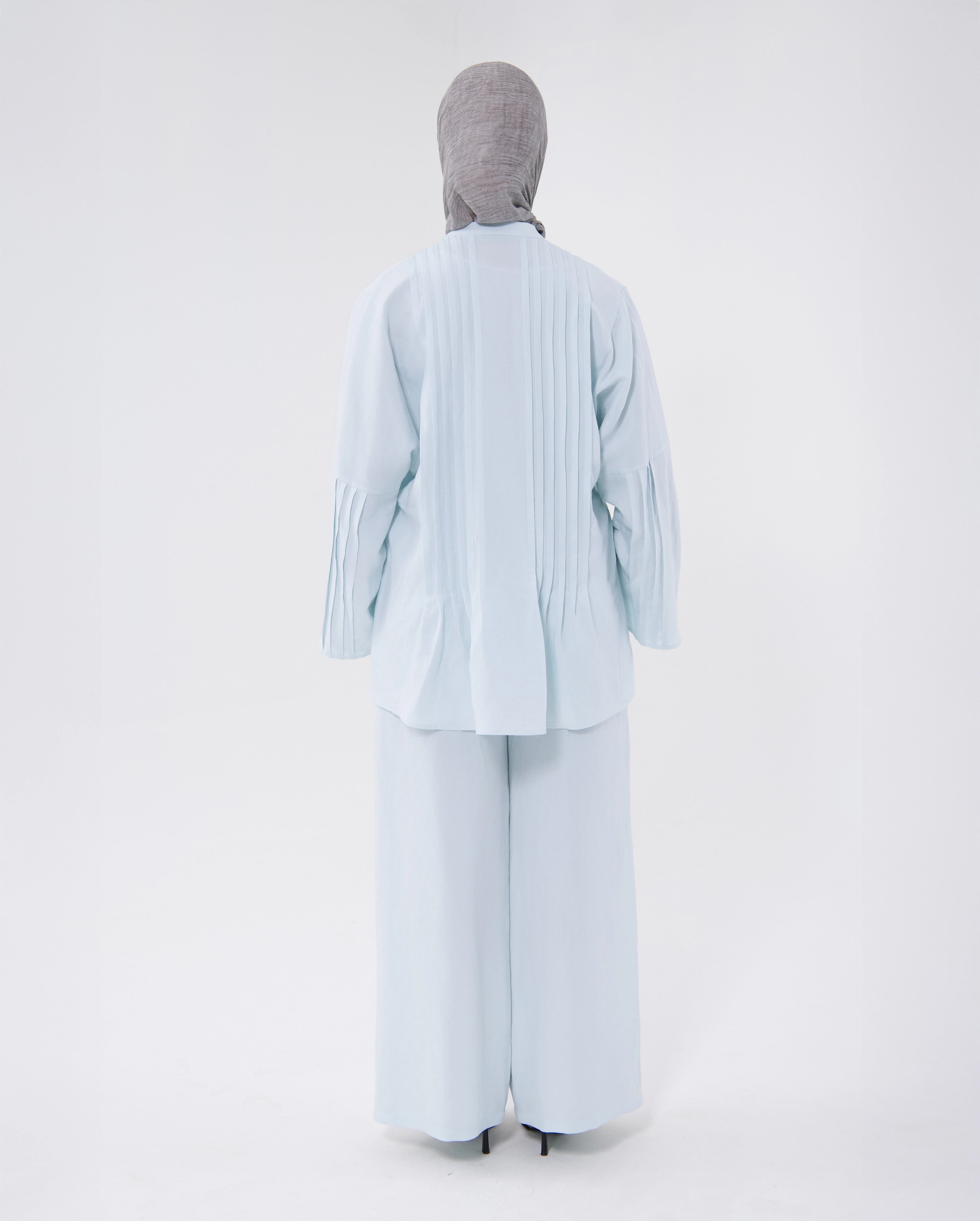 Ensemble Céleste Plissé