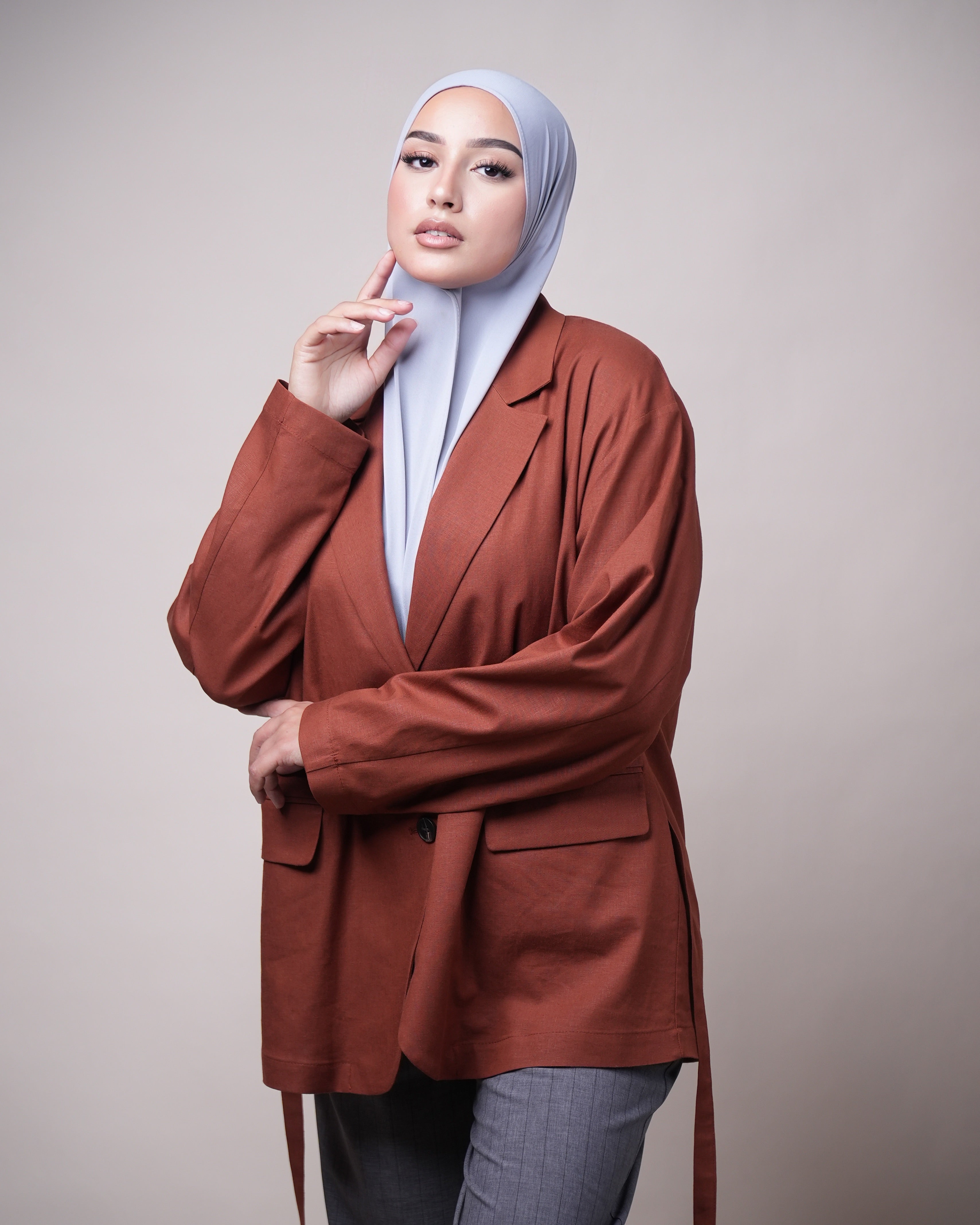 VESTE ROLLA MARRON