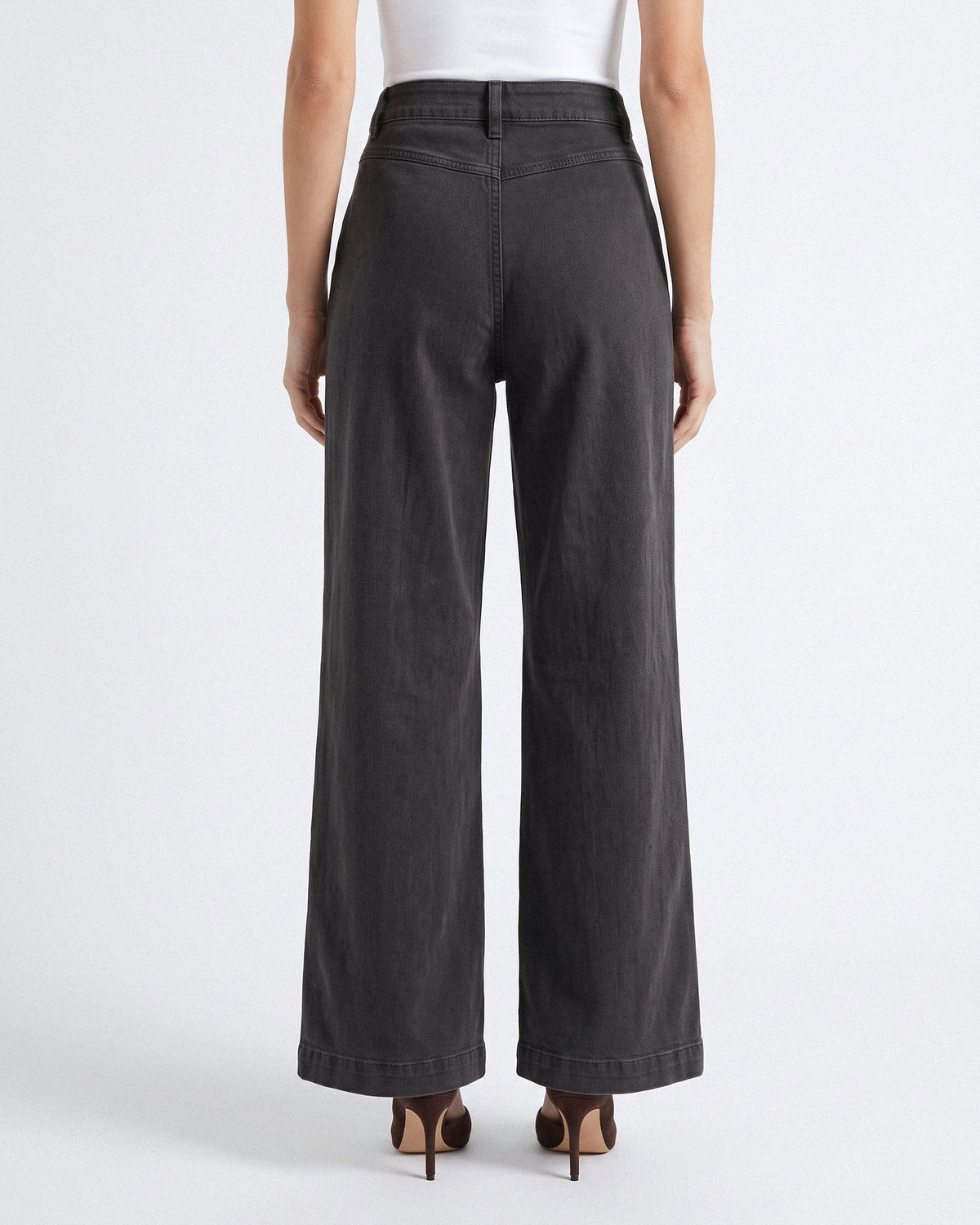 Pantalon Sienna – Gris Anthracite Délavé