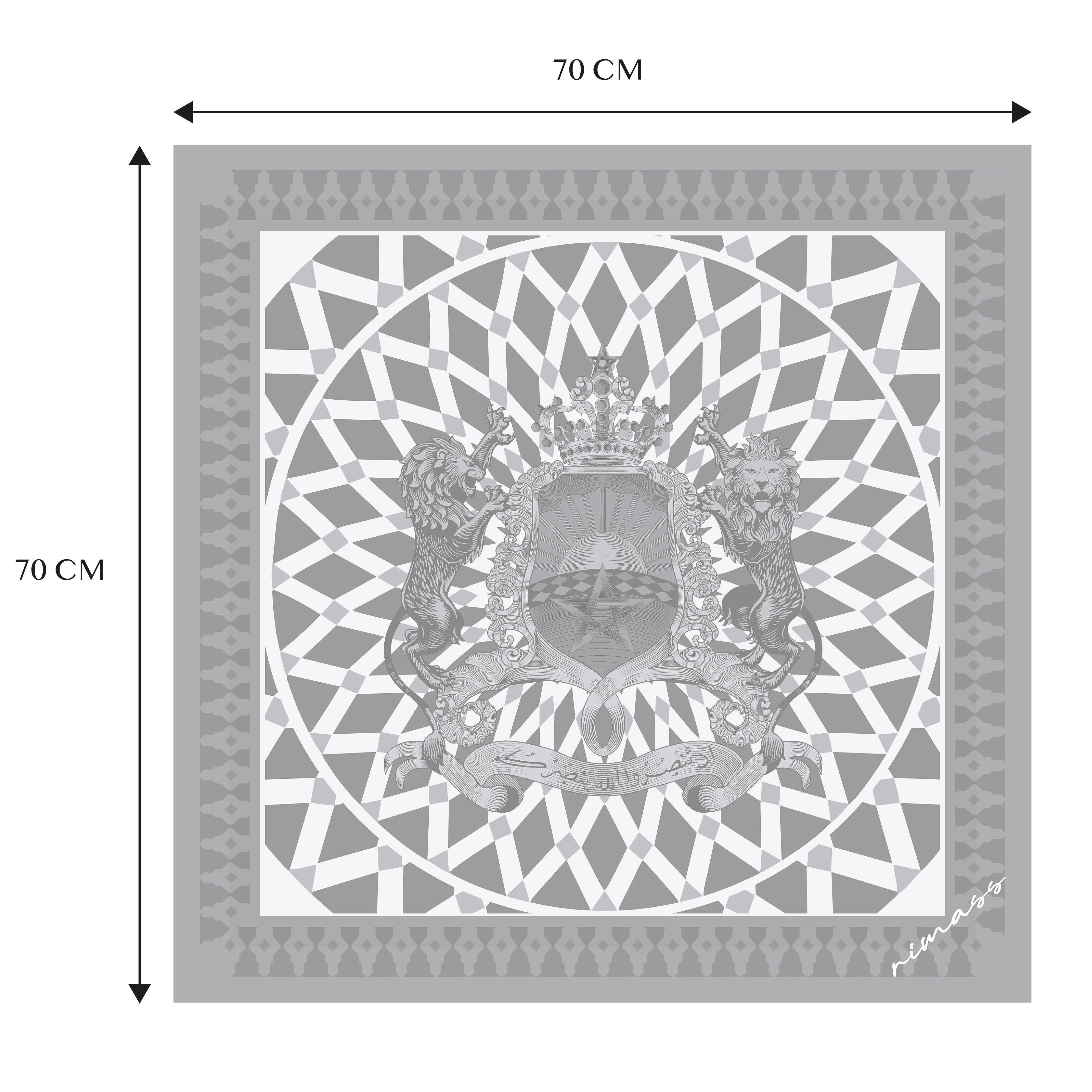 MOROCCO SCARF 2026  Carré( 70 cm)