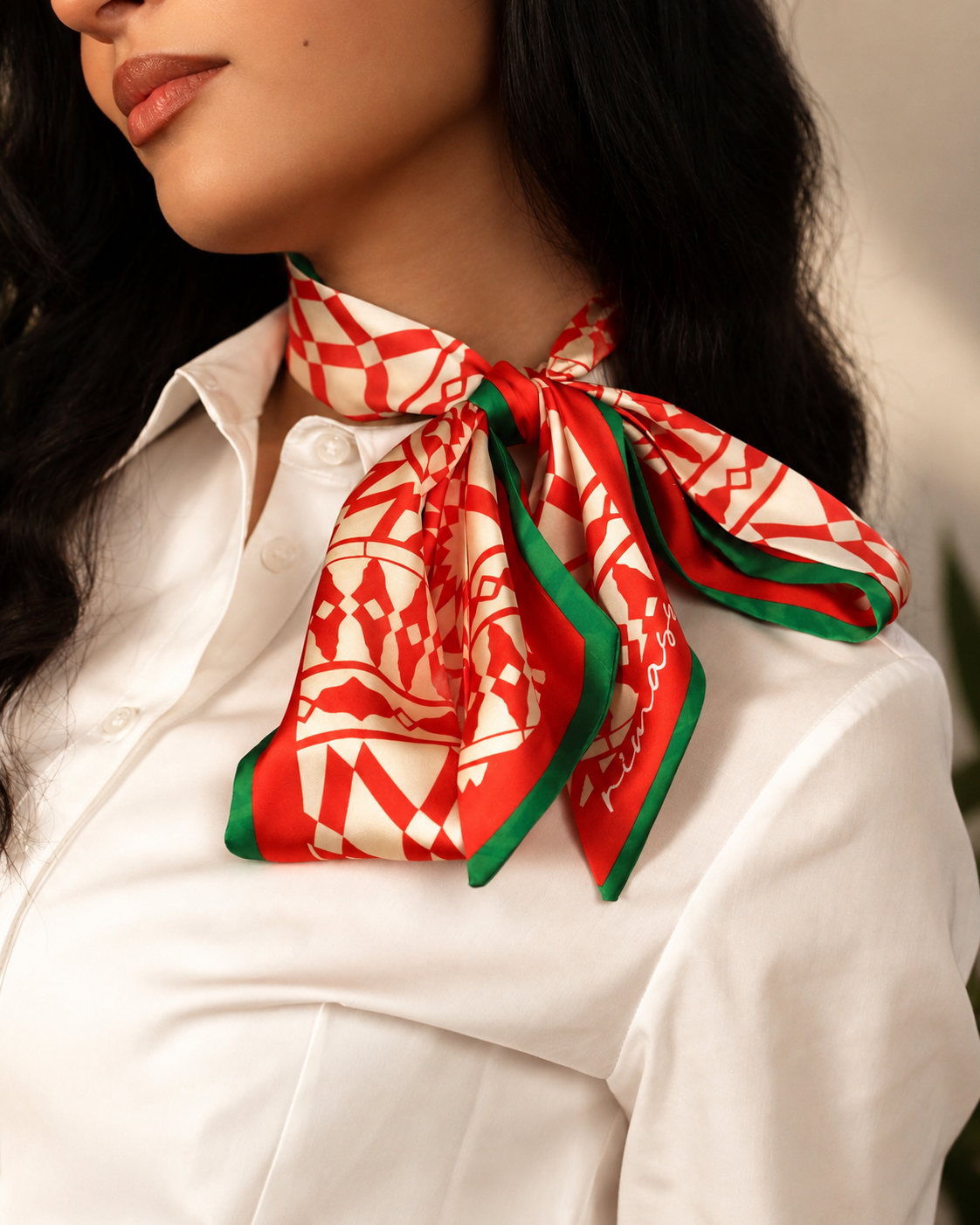Scarf Cravate – Atlas Rouge