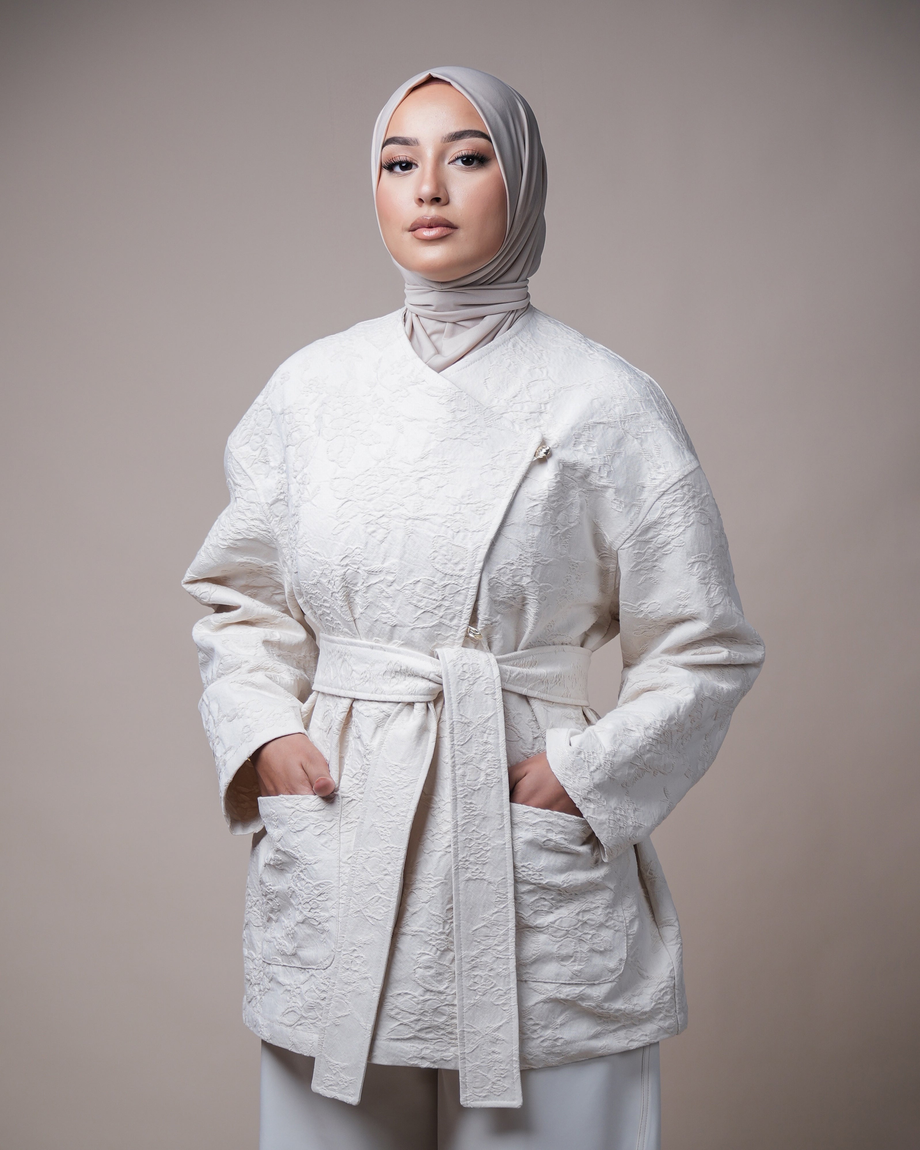 VESTE JACQUARD